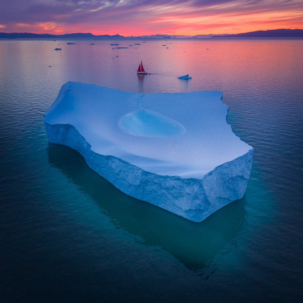 Iceberg in Greenland by Albert Dros