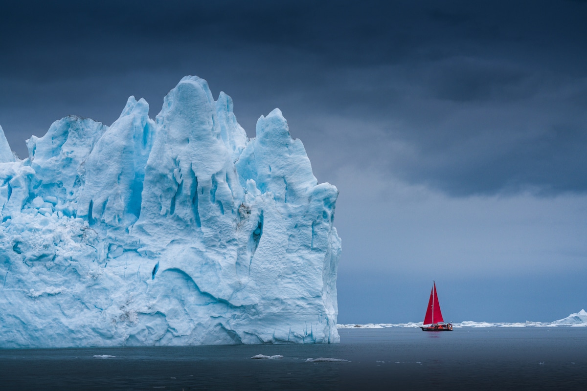 Iceberg in Greenland by Albert Dros