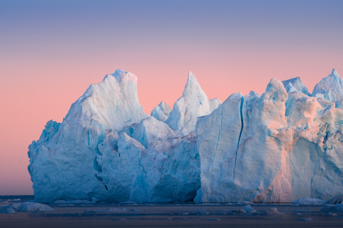 Sunset in Greenland