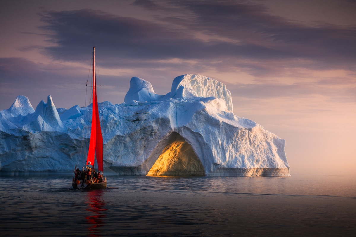 Iceberg in Greenland by Albert Dros