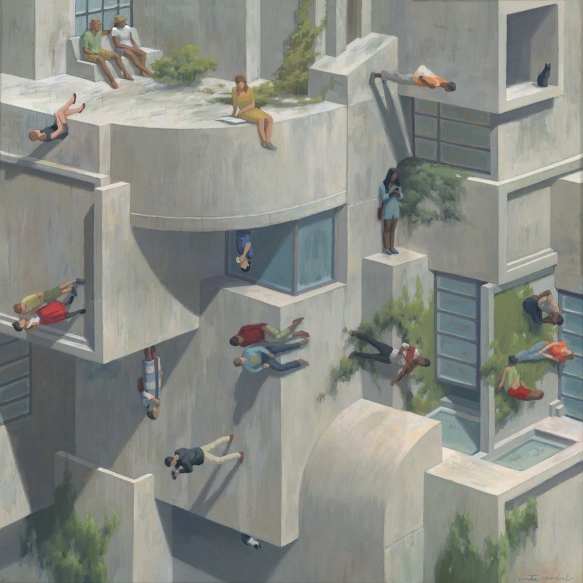 Surreal Architecture Paintings
