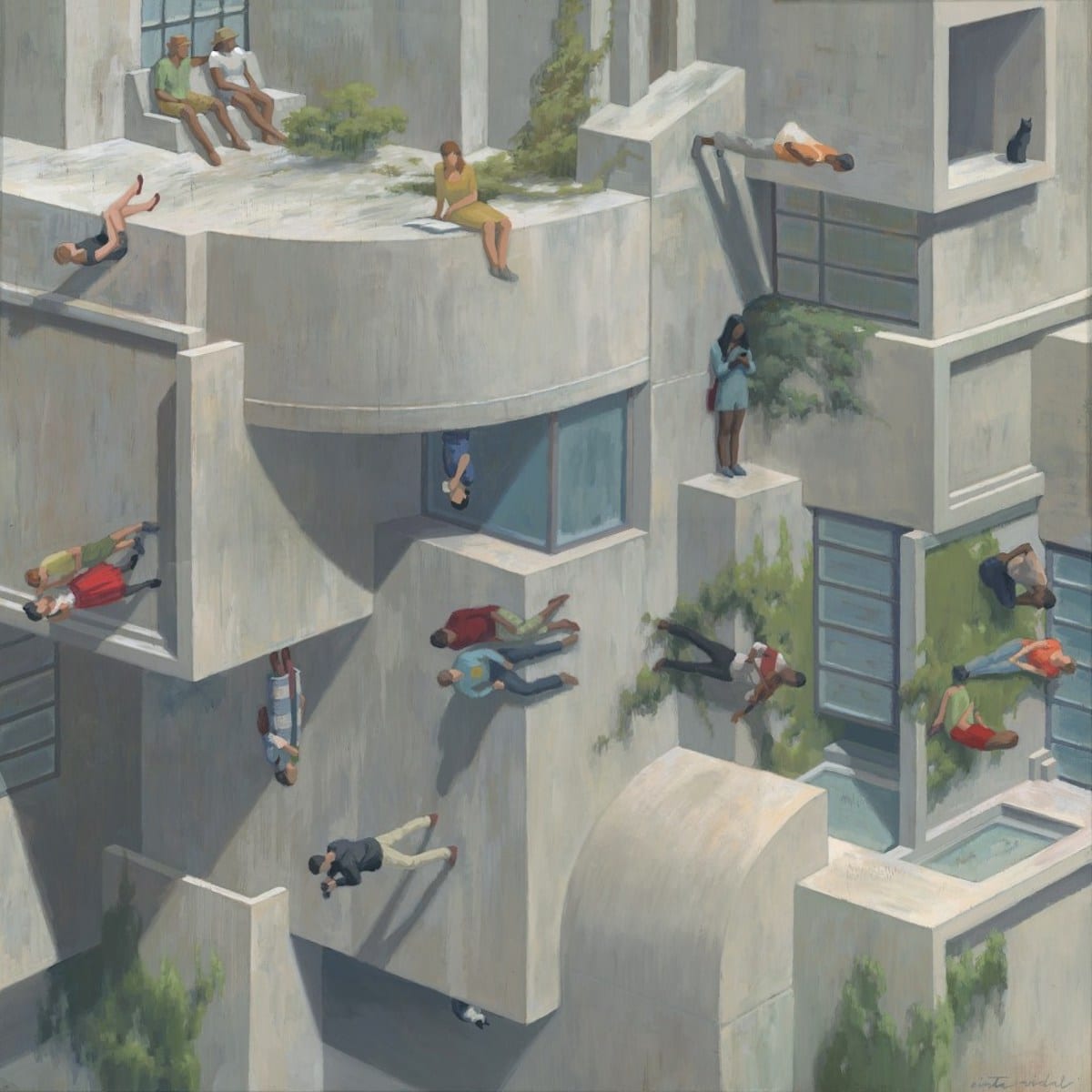 Surreal Architecture Paintings 