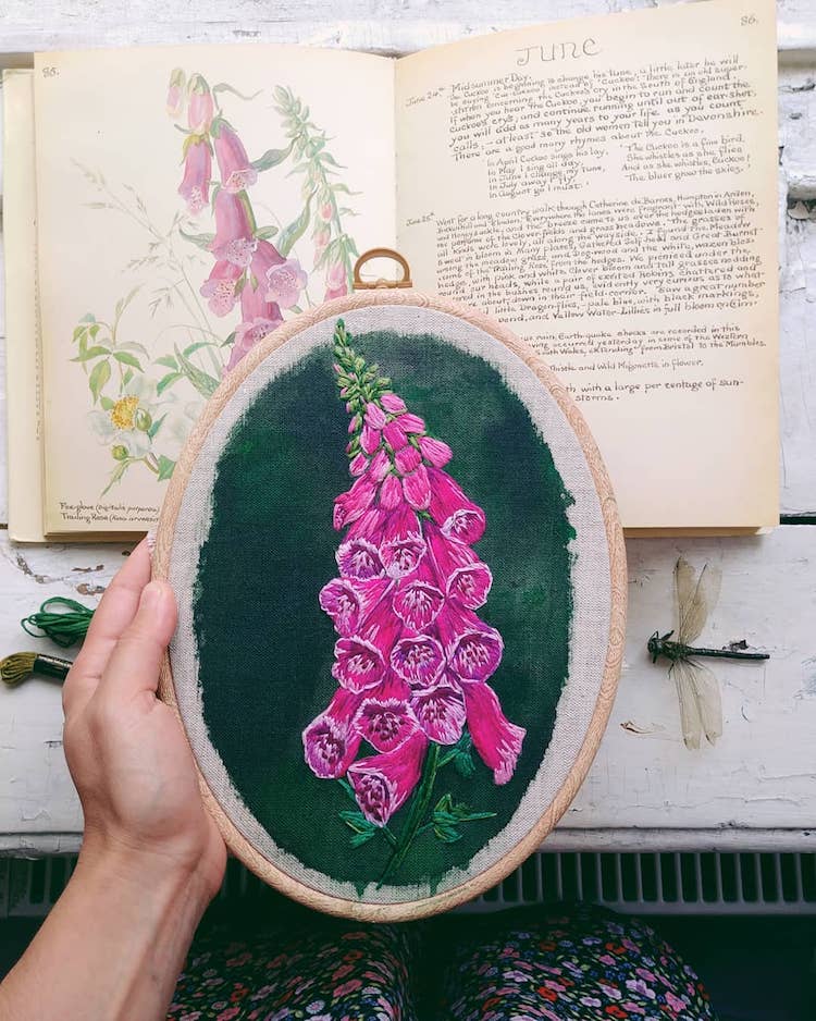 Embroidery Jewelry by Nadia Garutt