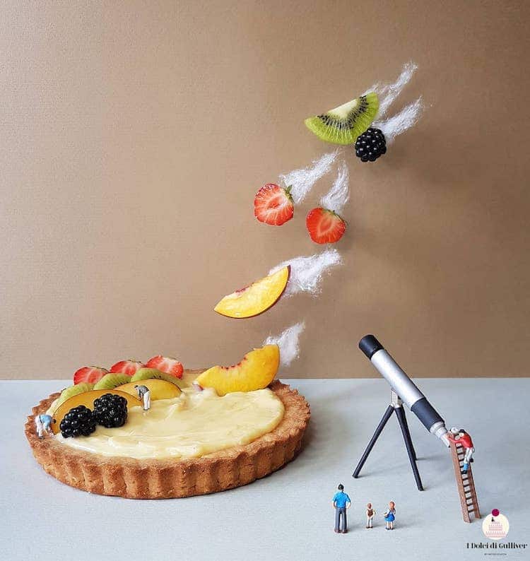 Food Art Miniature Worlds by Matteo Stucchi