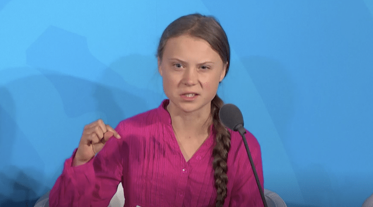 speech on climate change by greta thunberg