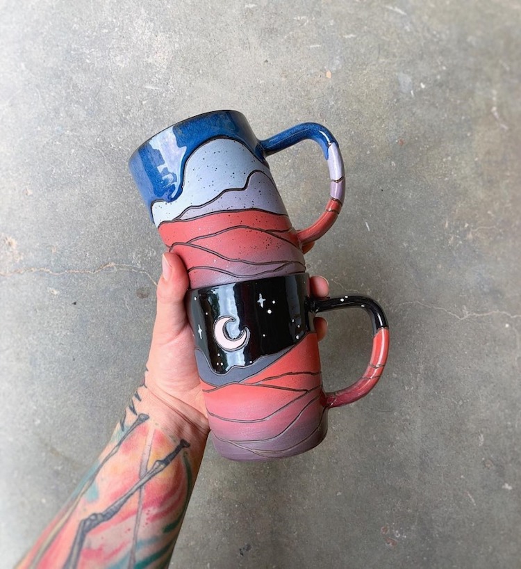 Handmade Ceramic Mugs by Callahan Ceramics