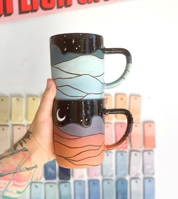 Handmade Ceramic Mugs by Callahan Ceramics