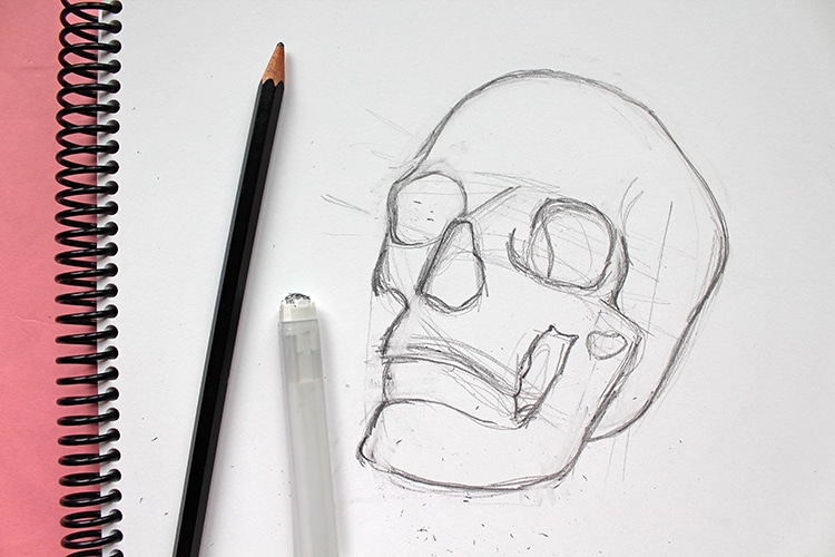 How to Draw a Skull Step by Step