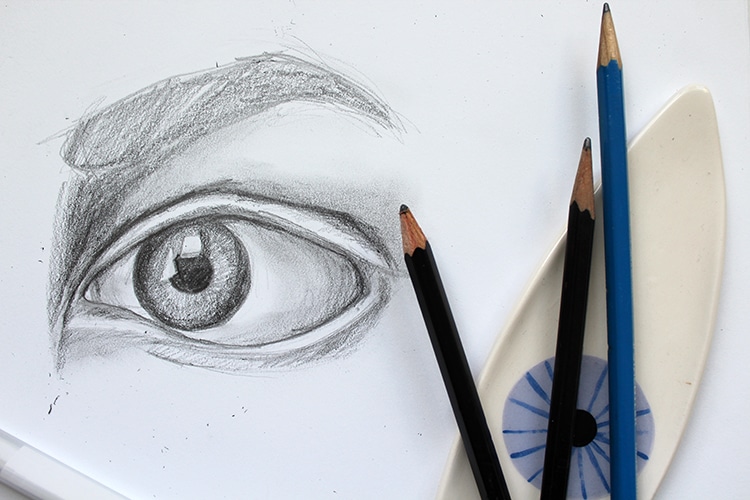 Cómo dibujar un ojo paso a paso