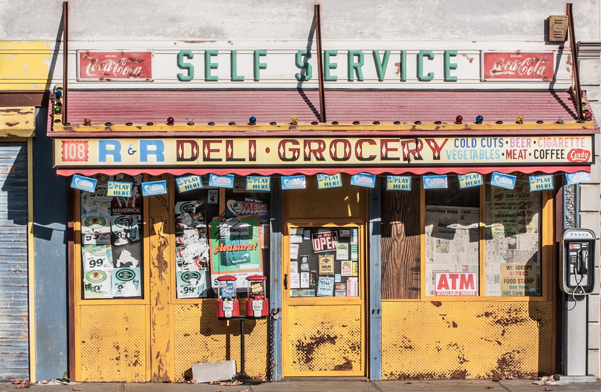 NYC Storefronts Miniature Models by Randy Hage