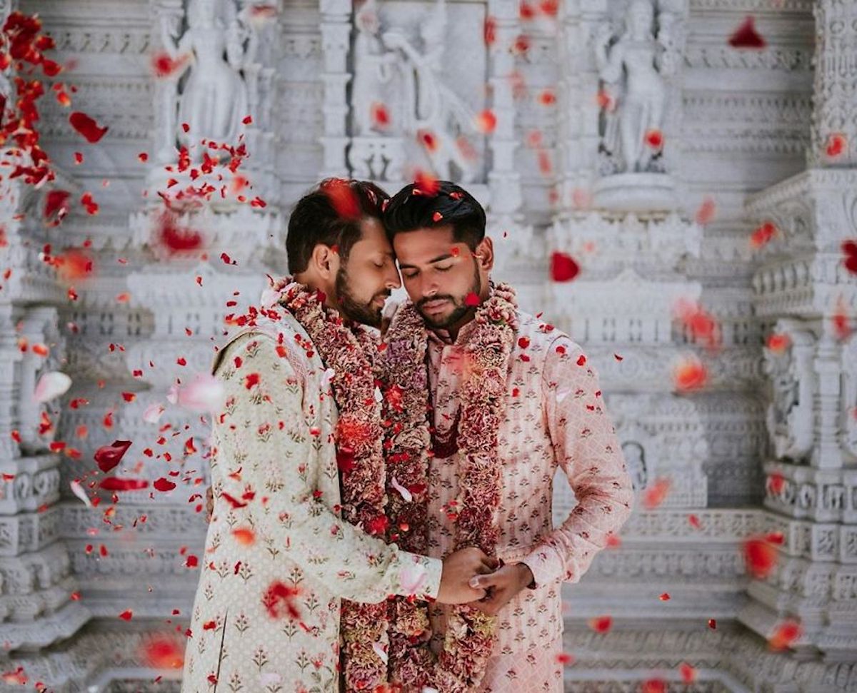 Same Sex Wedding Photography Of A Traditional Indian Ceremony 8697