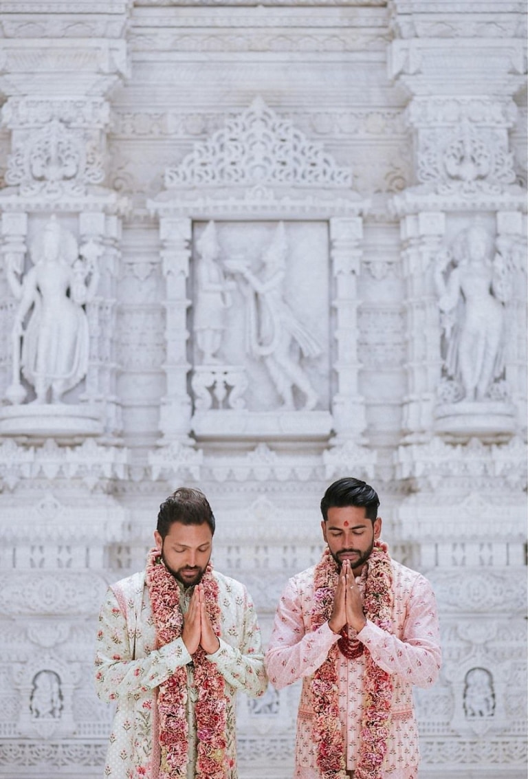 Same Sex Wedding Photography Of A Traditional Indian Ceremony