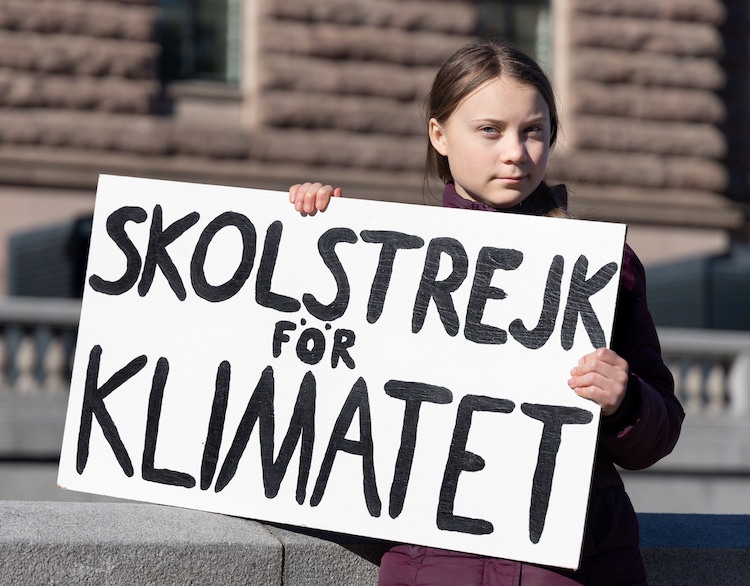 Greta Thunberg Wake Up Save the Planet Earth Help Climate Strike