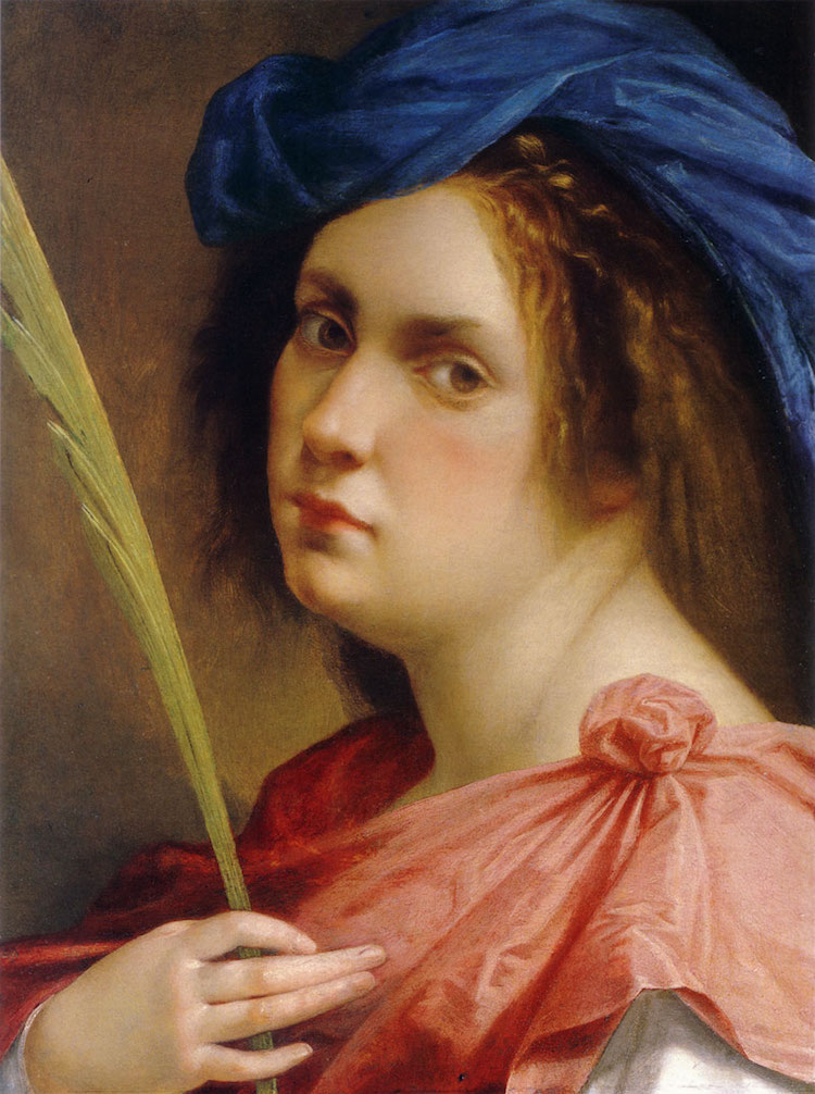 Artemisia Gentileschi autorretrato