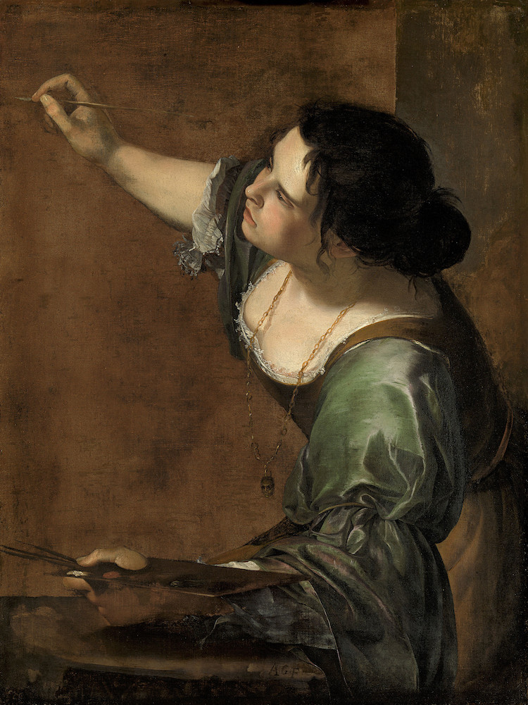 Artemisia Gentileschi autorretrato