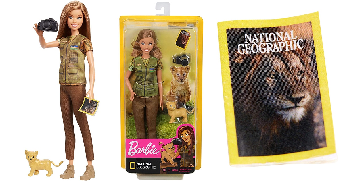 Calculator design idea #123: Barbie Has a New Career As a Photojournalist for National Geographic