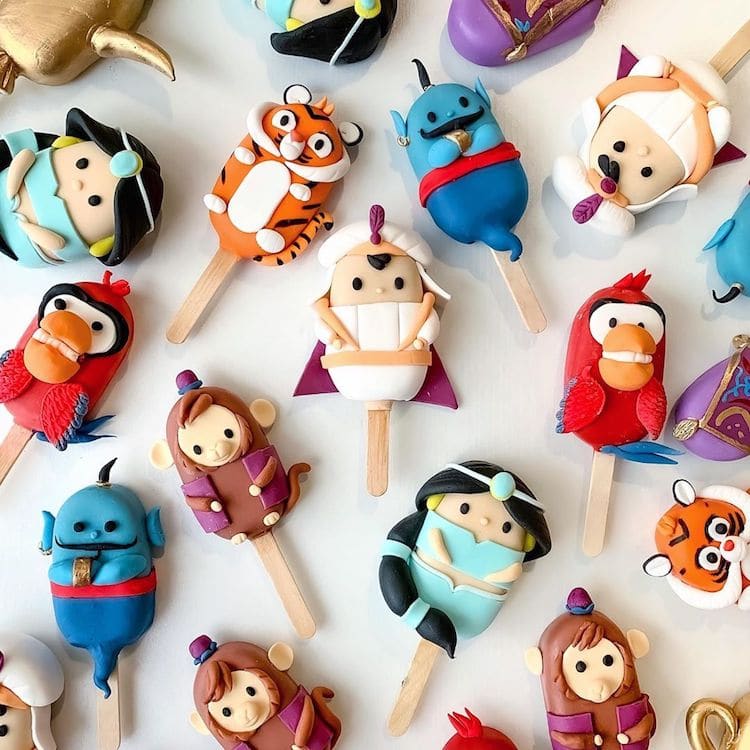 Cakepops de personajes por Shaun Teo Creations