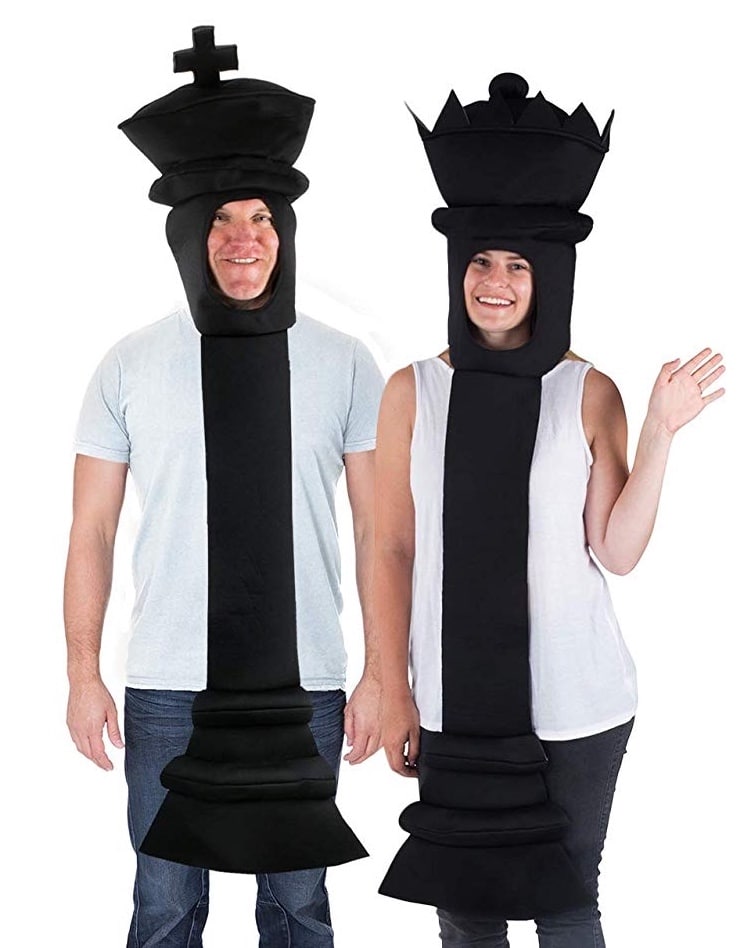 Chess Piece Halloween Costume for Two People
