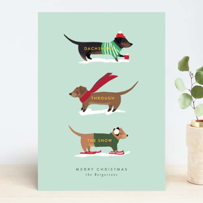 Minted Christmas Card