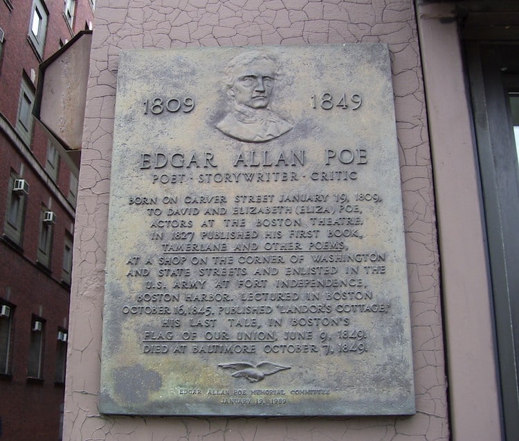 Lieu de naissance d'Edgar Allan Poe