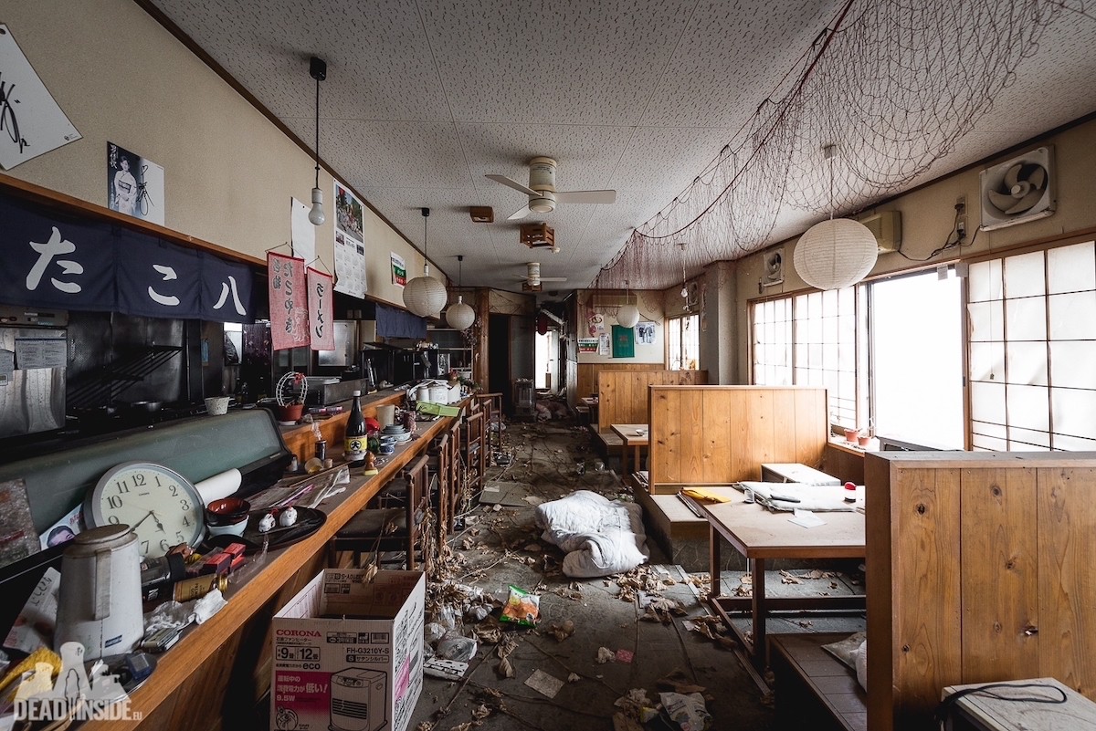 Abandoned Restaurant in Fukushima