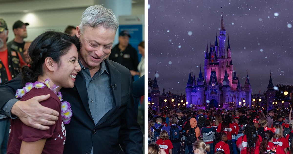 Gary Sinise Took Over 1,750 Children Of Fallen Soldiers To Disney World