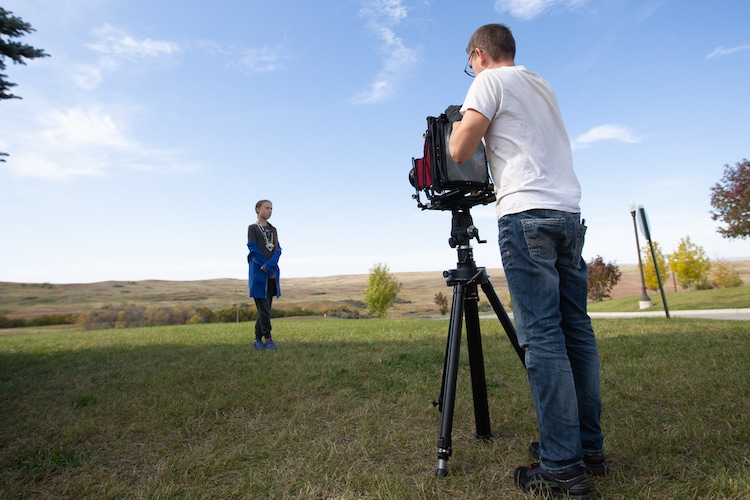 Greta Thunberg and Shane Balkowitsch Portrait Session