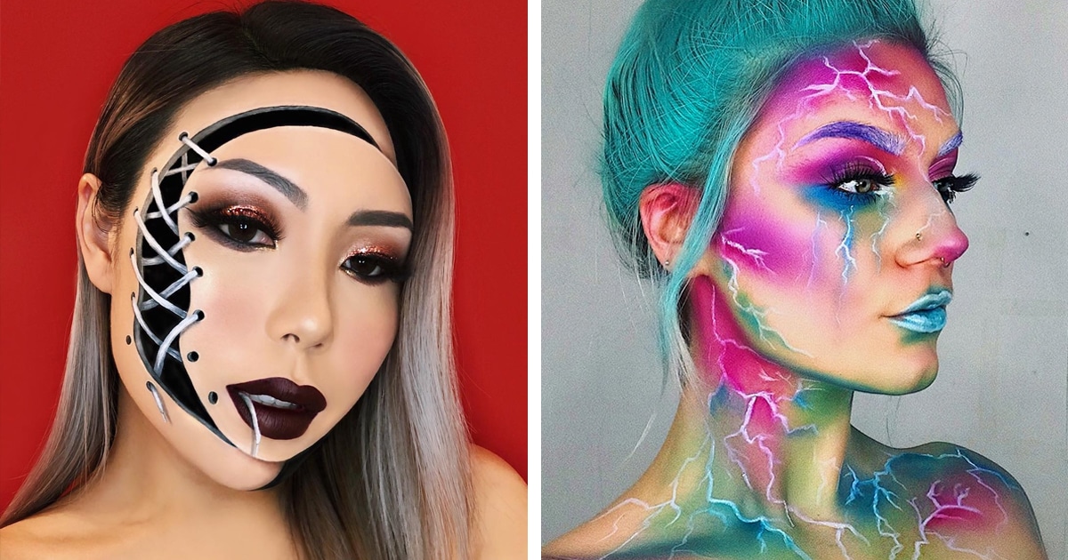 face makeup art halloween