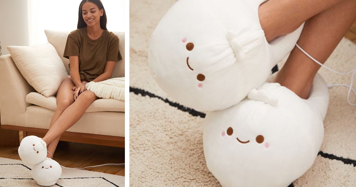 These Dumpling-Shaped Heated Slippers are a Novel Way to Stay Warm