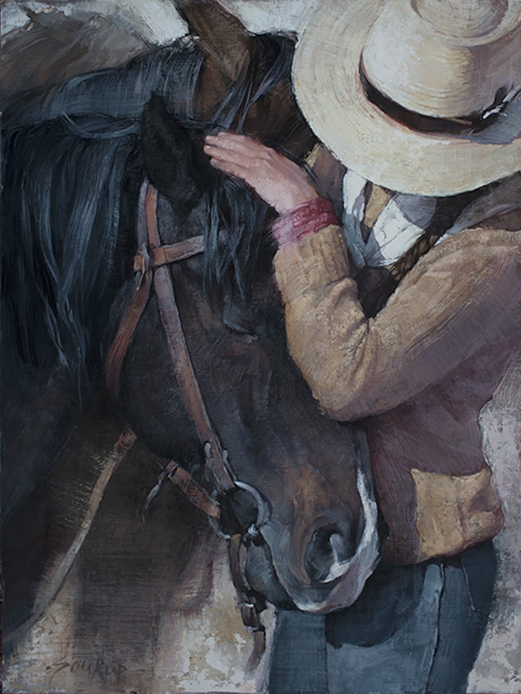 Pinturas de caballos de Jill Soukup