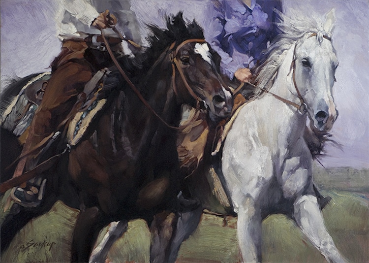 Pinturas de caballos de Jill Soukup