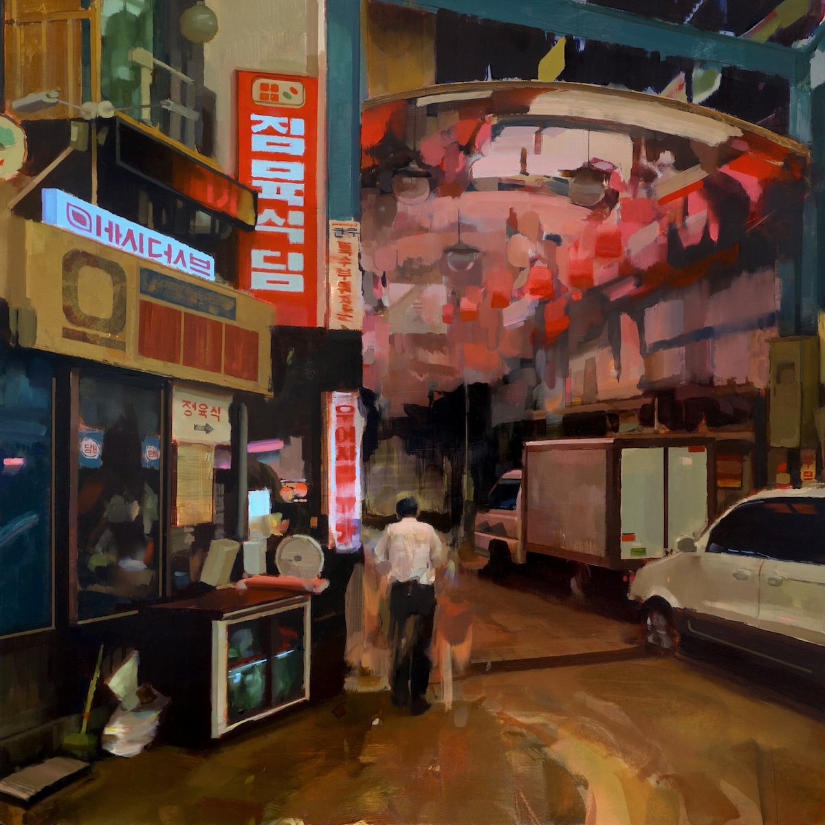 Pintura al óleo de Corea por Mike Ryczek