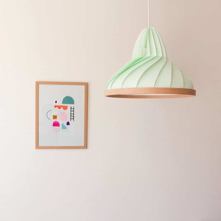 Origami Wood Lamp