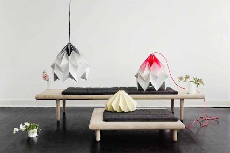 lampara de origami Studio Snowpuppe