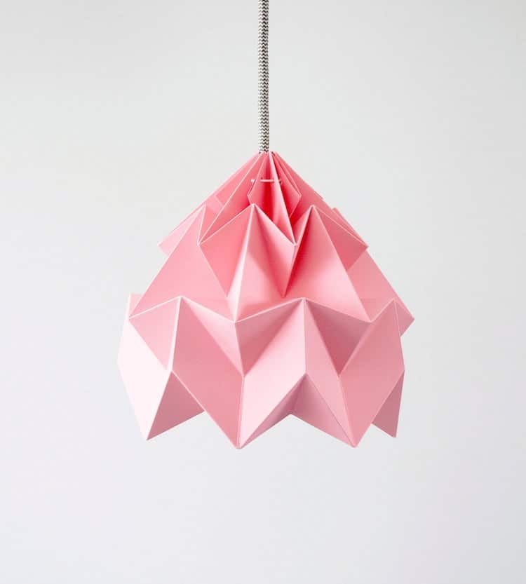 diario No de moda abajo Estas lámparas de origami le darán un toque único a tu hogar