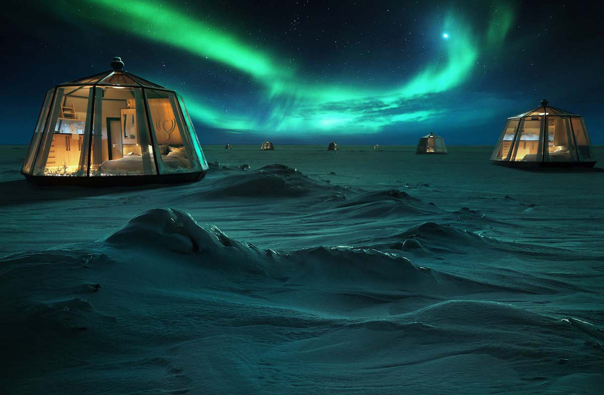 North Pole Igloos Lets You Spend The Night Stargazing On A Glacier