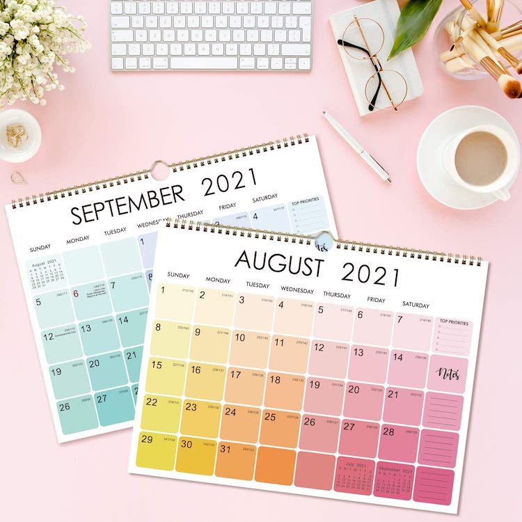 Paint Chip Calendar