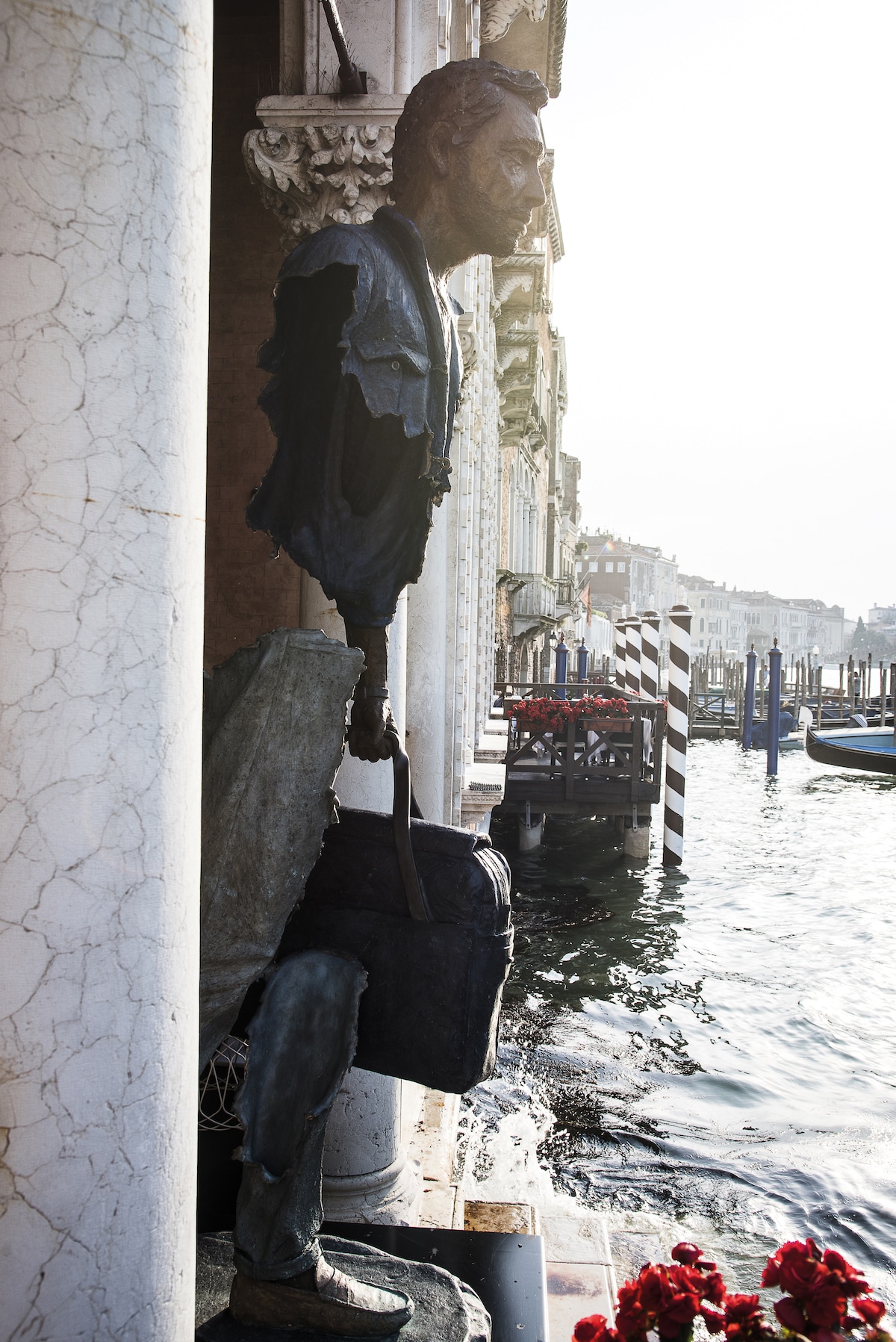 Esculturas contemporáneas en Venecia