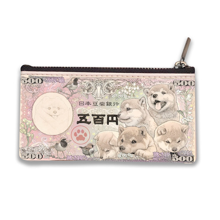 Shiba Inu Japanese Banknotes by Ponkichi