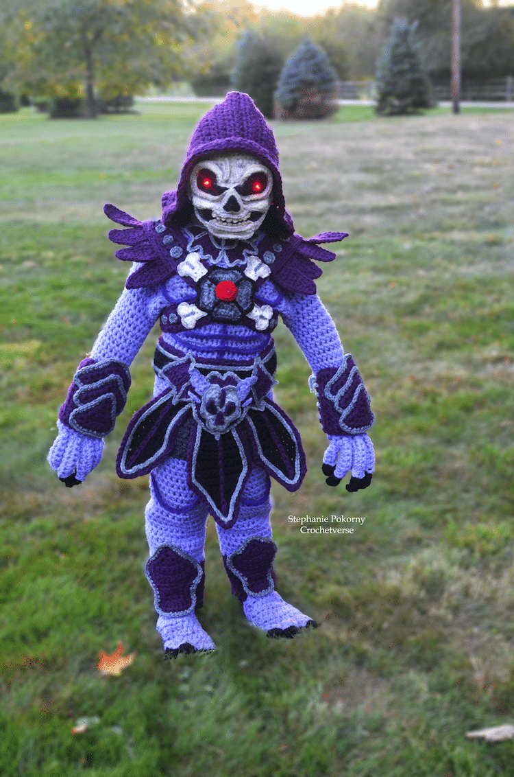 Woman Crafts Amazing Crochet Halloween Costumes for Her Four Kids