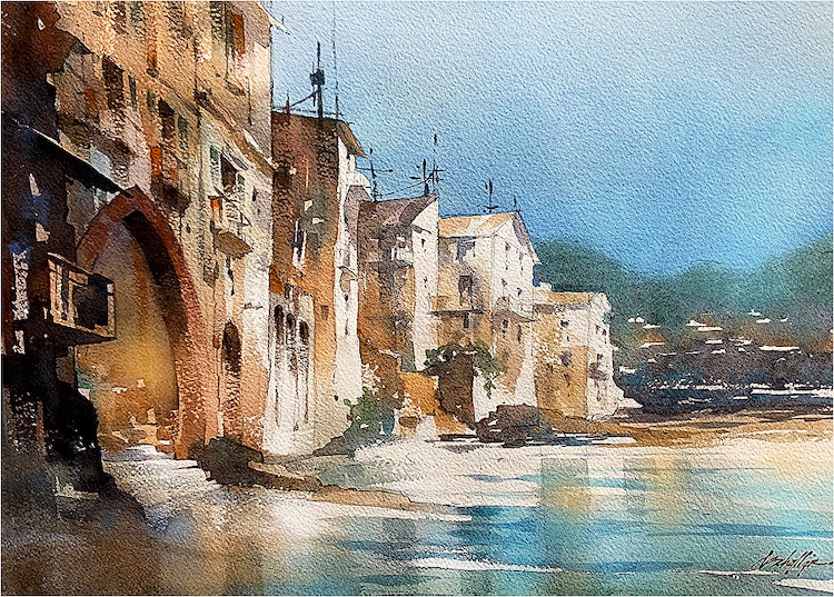 Watercolor Painting by Thomas Schaller