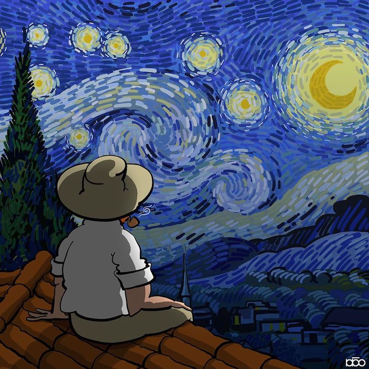 Cartoonist Illustrates the Life of Vincent van Gogh in Colorful Comic