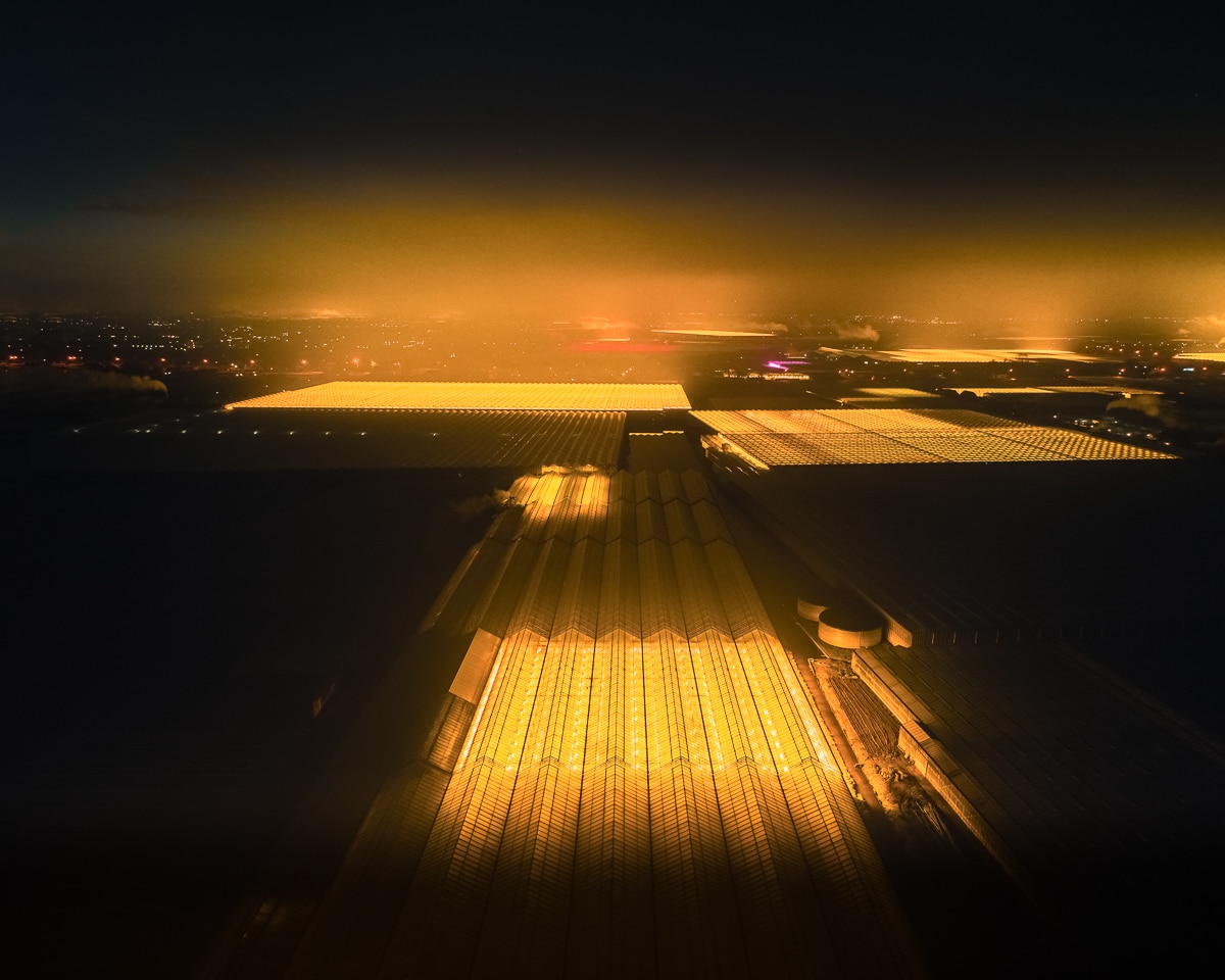 Aerial Photos Of Hollands Mysterious Led Greenhouses