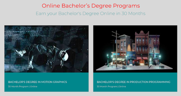 Online Bachelor's Degree in Motion Graphics