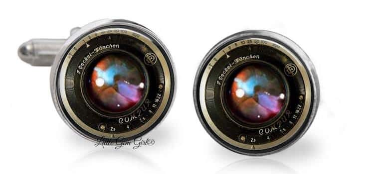 Camera Lense Cuff Links