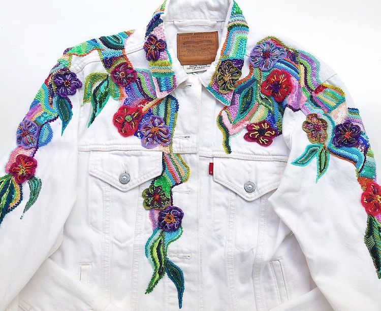 Custom Embroidered Jackets by Ana Maria Restrepo Amarpo