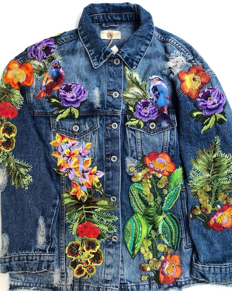 Custom Embroidered Jackets by Ana Maria Restrepo Amarpo