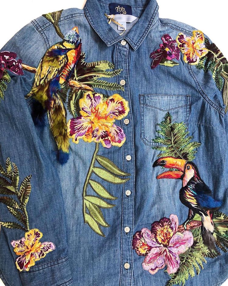 Custom Embroidered Jackets by Ana Maria Restrepo Amarpo