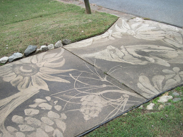 Driveway Pressure Washer Art