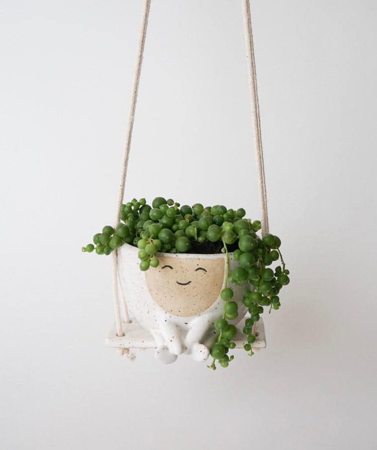 Hanging Ceramic Planter